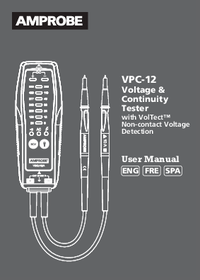 Thumbnail of document Manual - VPC-12 Voltage and Continuity Tester